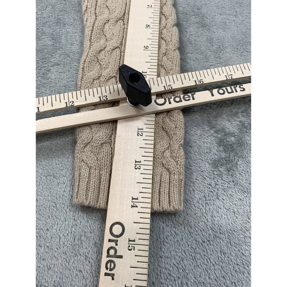 Rachel Zoe Cable Knit Sweater Dress 3T Cotton/Acrylic Beige/Tan - Picture 9 of 10